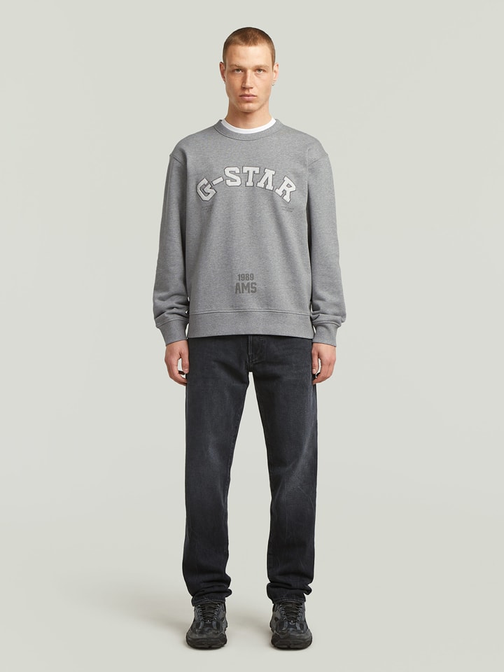 Dżinsy "Morry" - Tapered fit - w kolorze antracytowym
