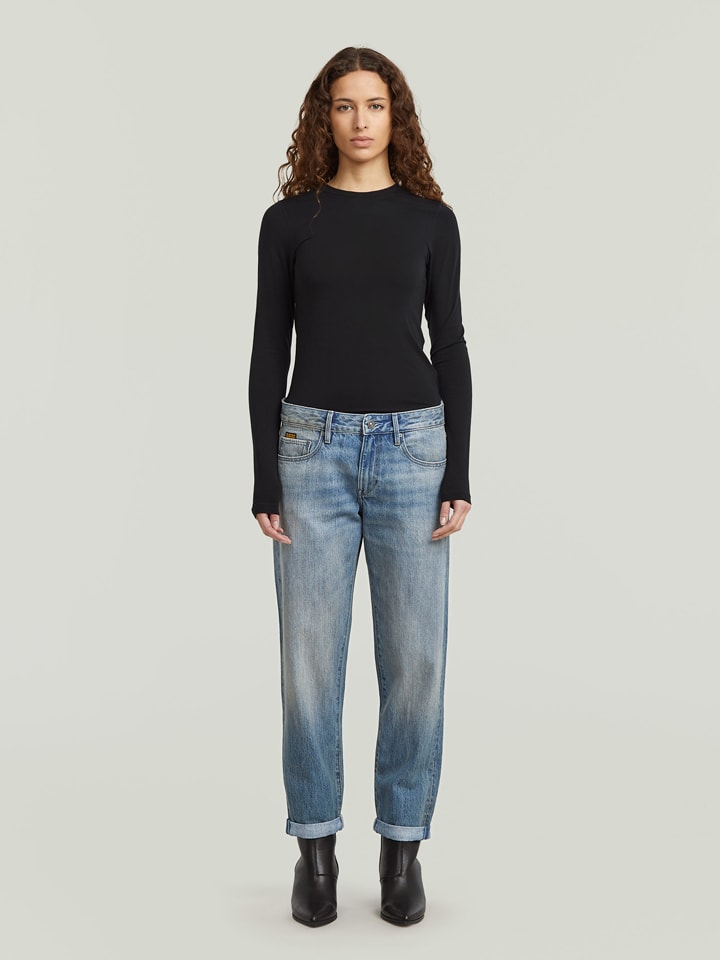 Dżinsy - Boyfriend fit - w kolorze niebieskim