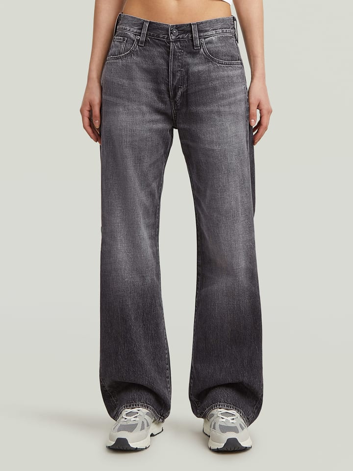 Jeans - Boyfriend fit - in Anthrazit