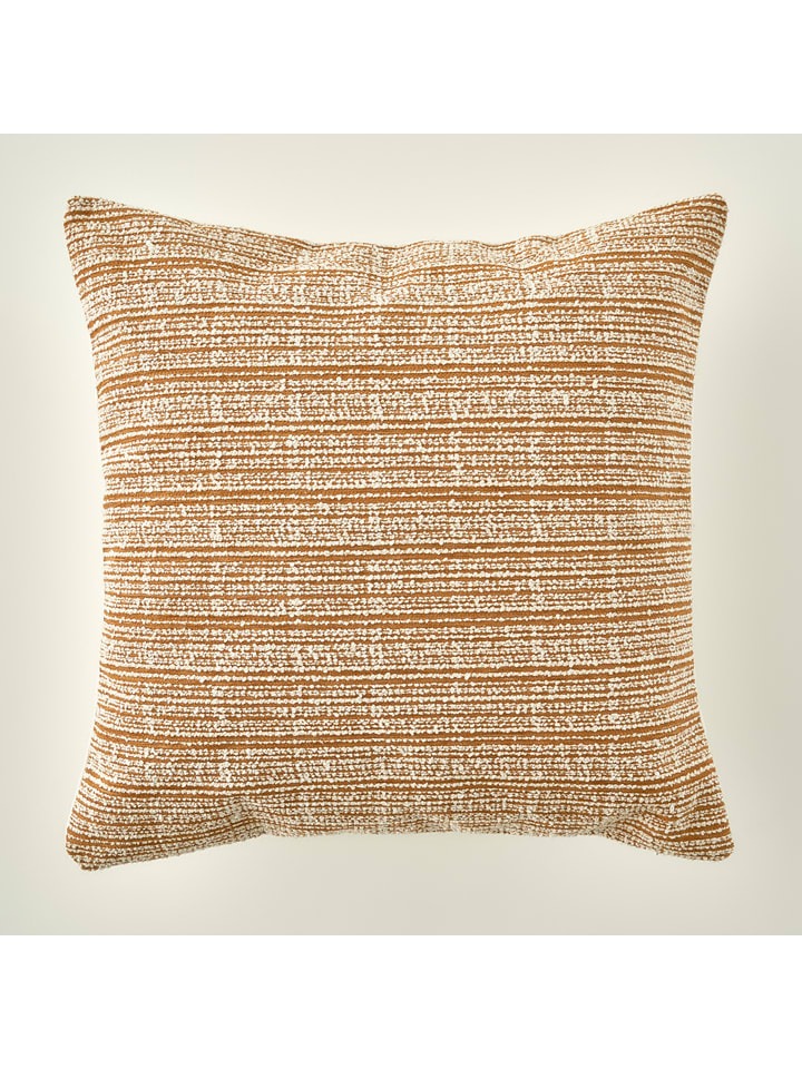 Kissenbezug ''Nino'' in Hellbraun - (L)43 x (B)43 cm