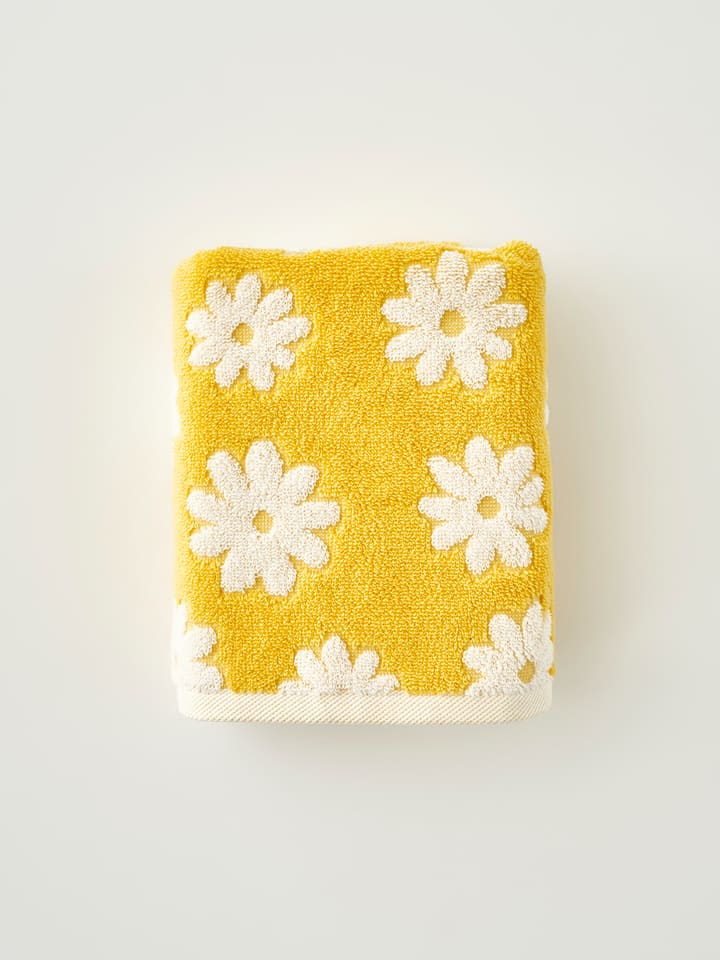 Ręcznik "Daisy" w kolorze żółtym do rąk - 90 x 50 cm