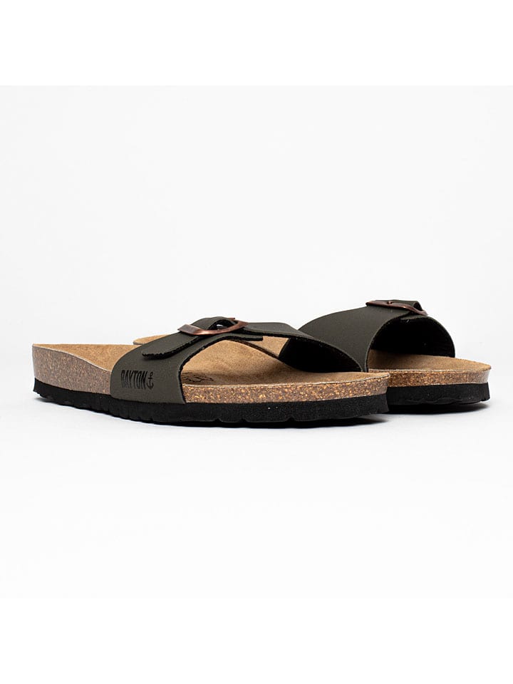 Pantoletten "Zephyr" in Khaki