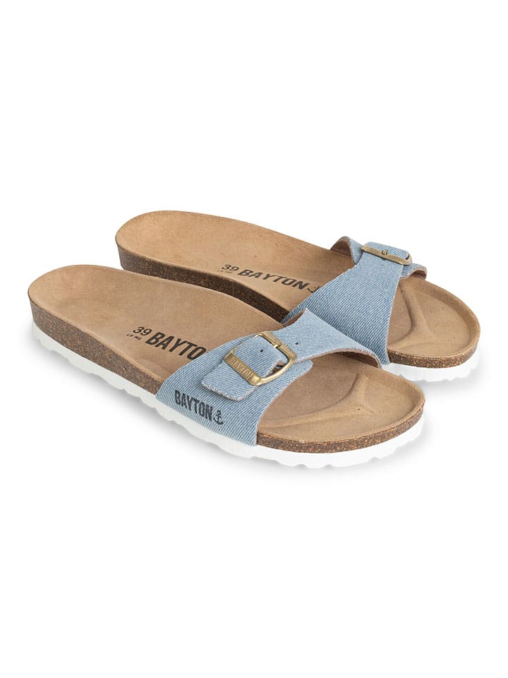 Slippers "Zephyr" lichtblauw