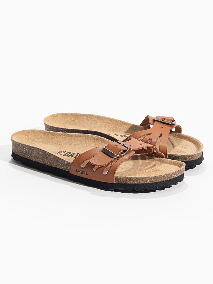 Slippers "Anita" camel