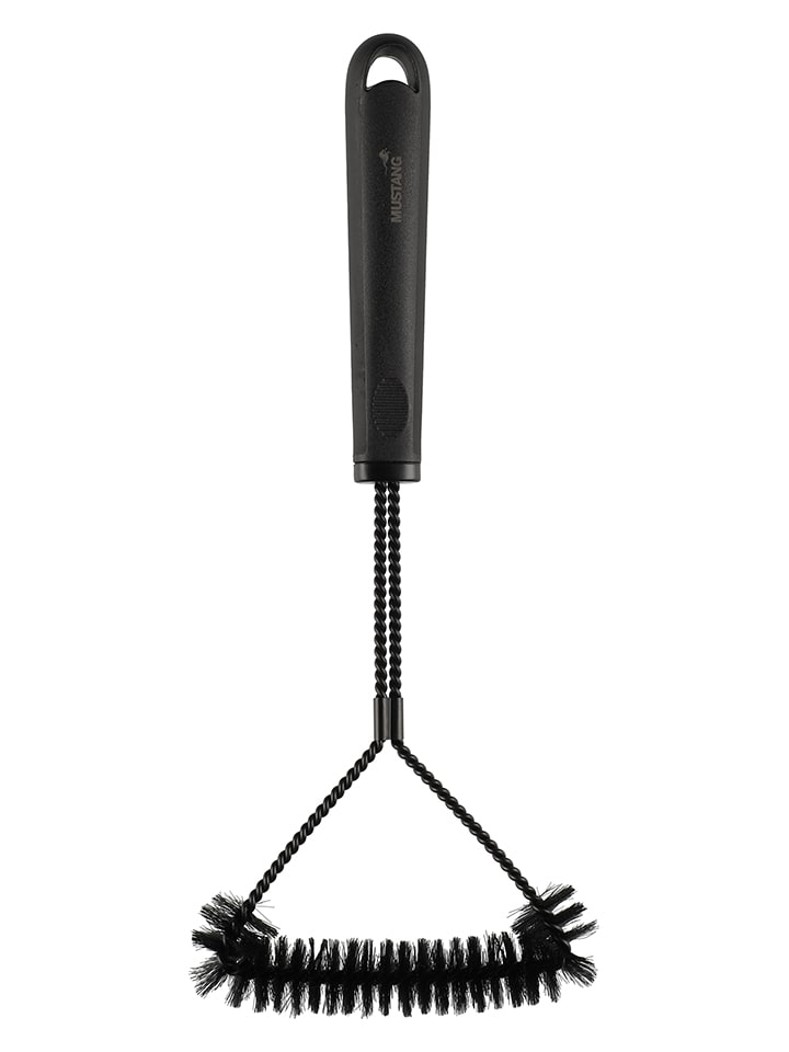Szczotka w kolorze czarnym do czyszczenia grilla - wys. 39 cm