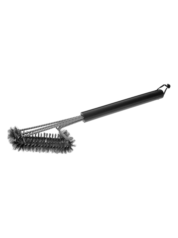 Szczotka w kolorze czarnym do czyszczenia grilla - wys. 46,5 cm