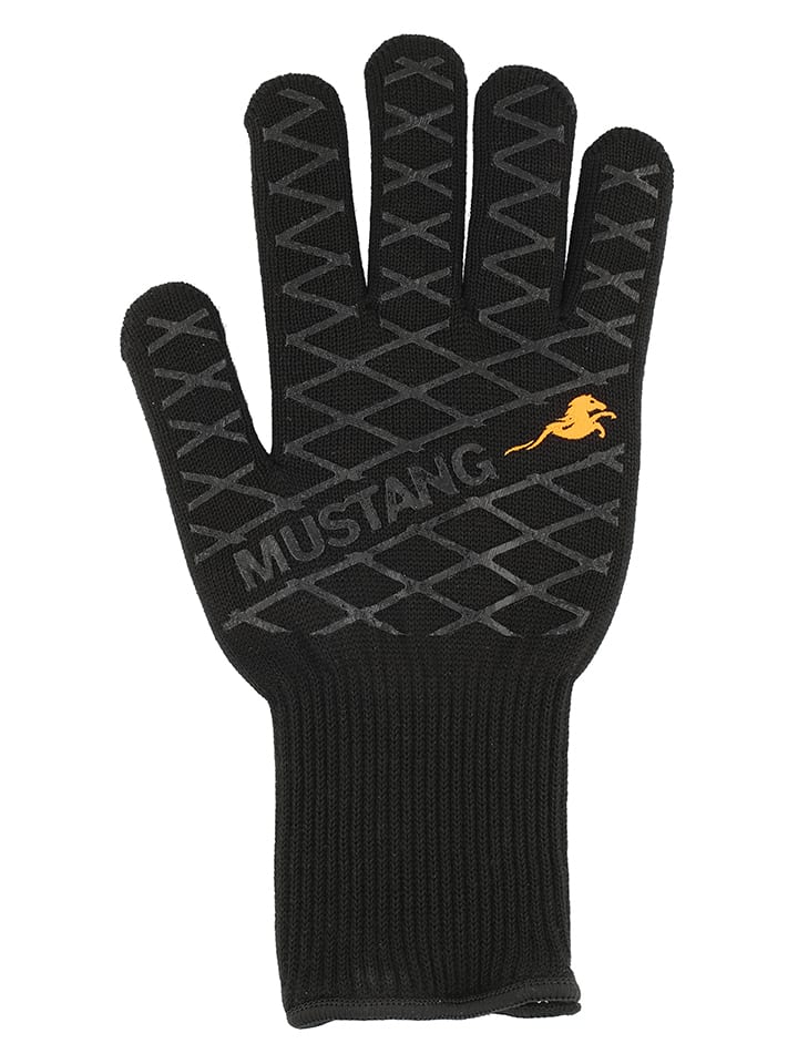 Grill-Handschuh in Schwarz - (B)16 x (H)36,5 cm