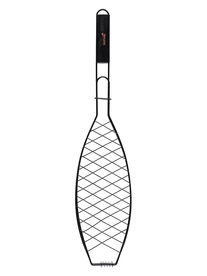 Fisch-Grillplatte in Schwarz - (B)15,5 x (H)65 cm