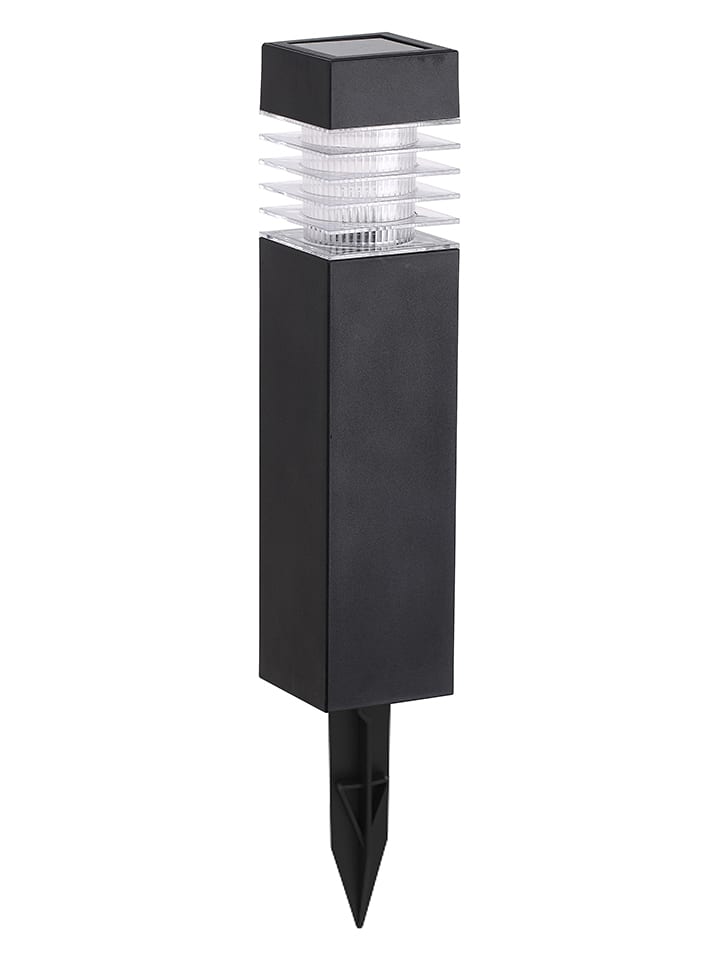Solartuinsteker zwart - (H)40 cm