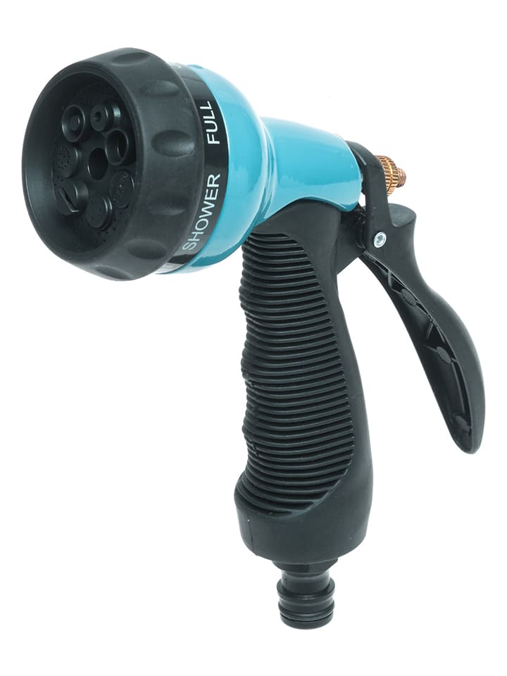 Waterpistool zwart/lichtblauw - (B)14 x (H)20 cm