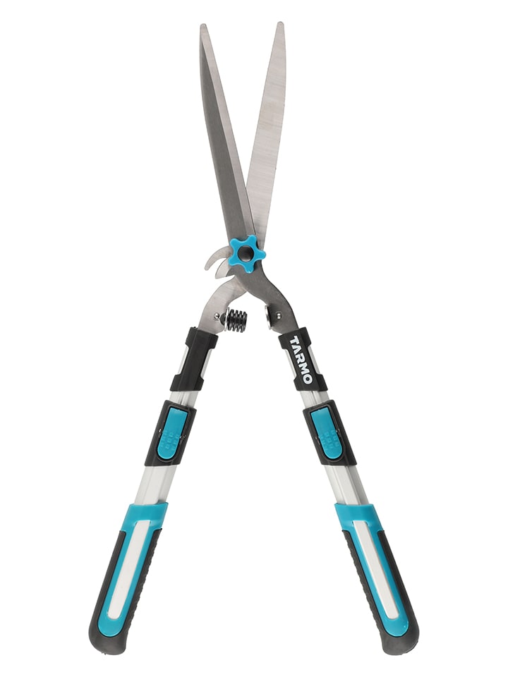 Teleskop-Heckenschere in Blau/ Silber - (H)70 cm