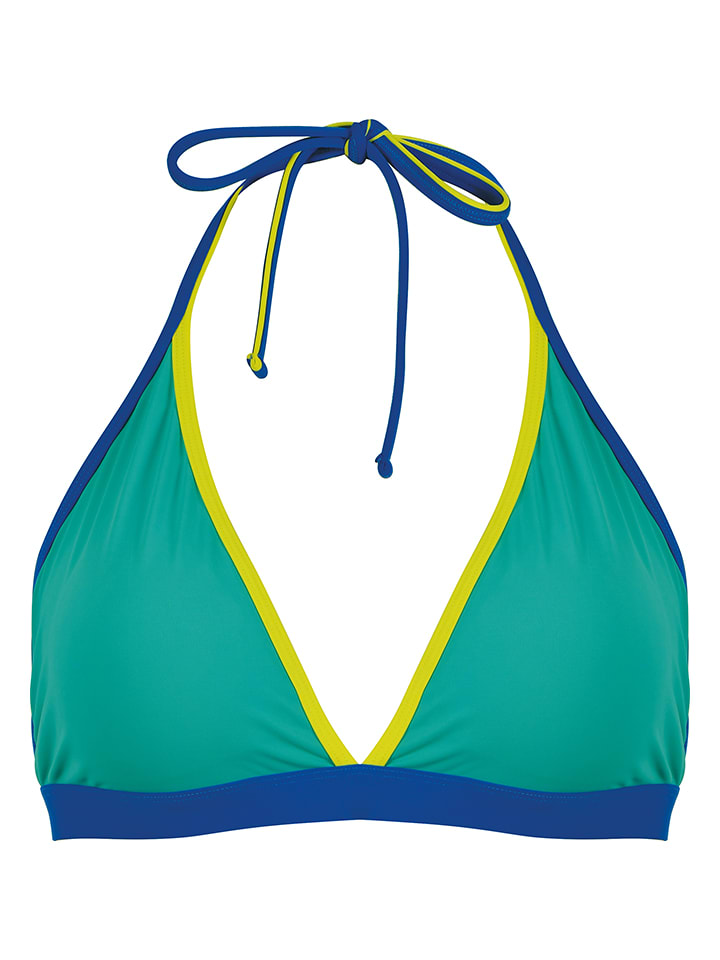 Biustonosz bikini w kolorze turkusowym