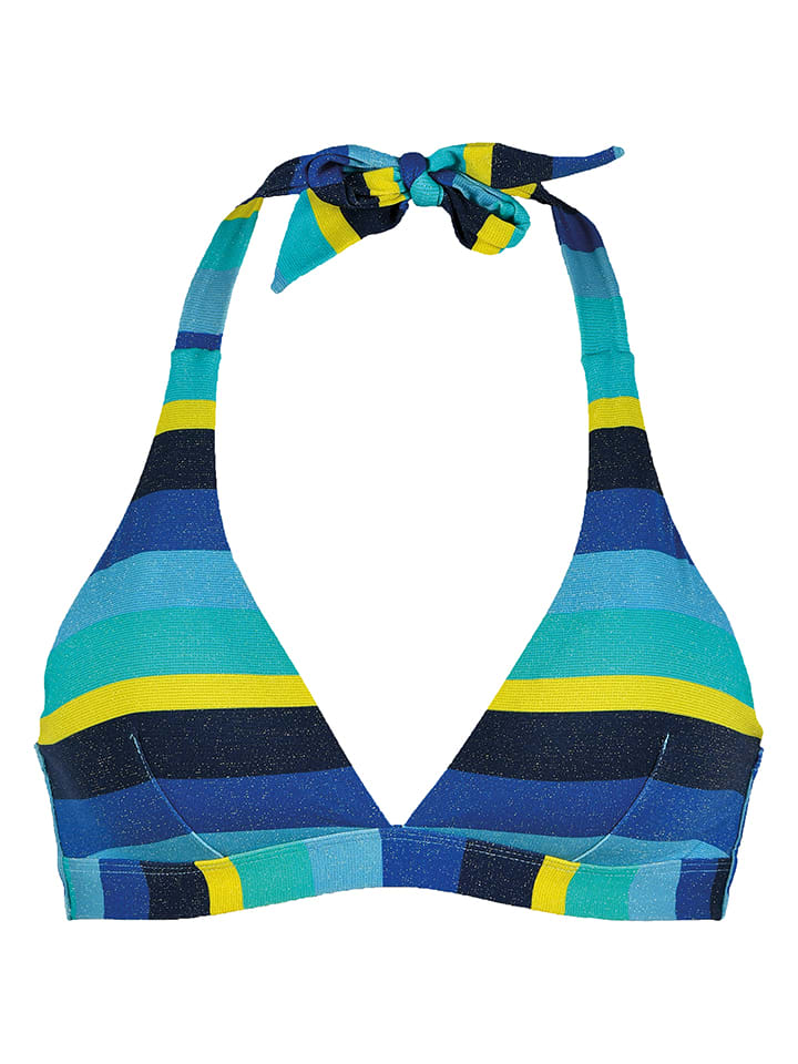 Bikini-Oberteil in Blau/ Türkis
