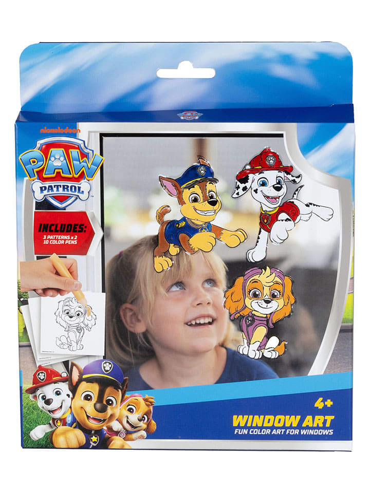 Zestaw kreatywny "Paw Patrol Window Decals" - 4+
