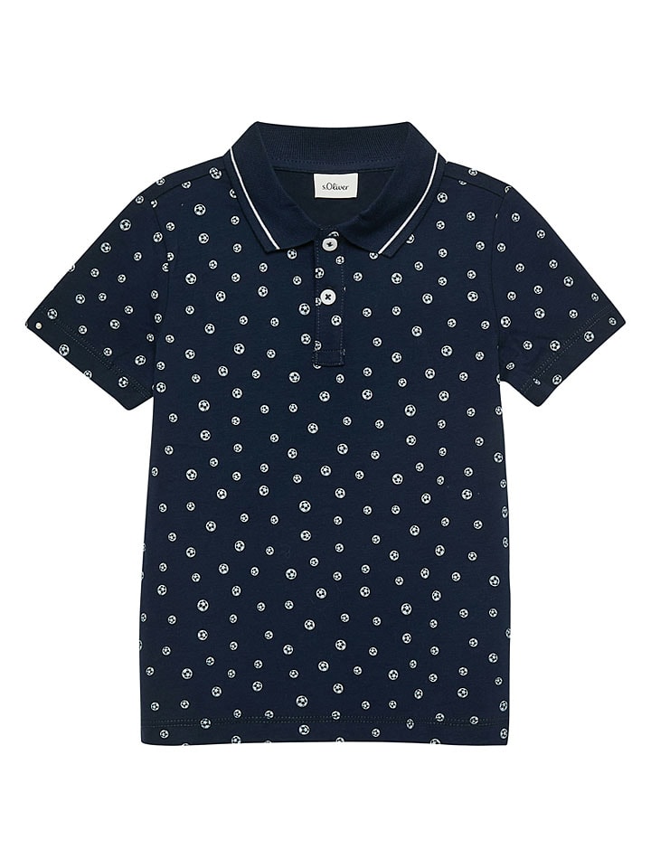 Koszulka polo w kolorze granatowym