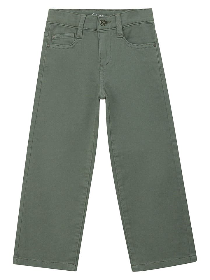 Spijkerbroek - comfort fit - groen