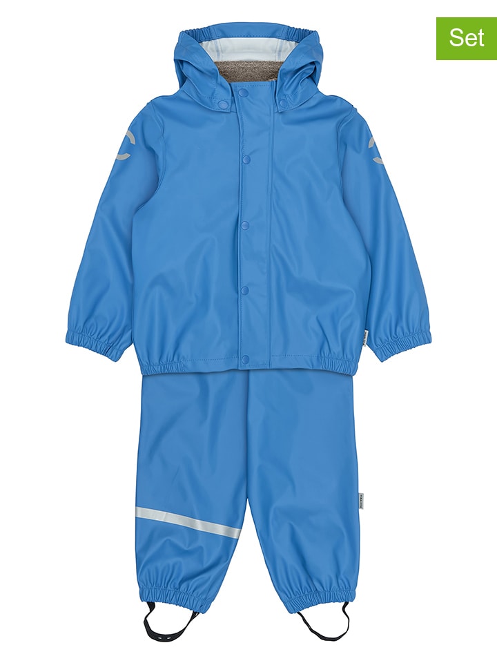 2tlg. Regenoutfit in Blau