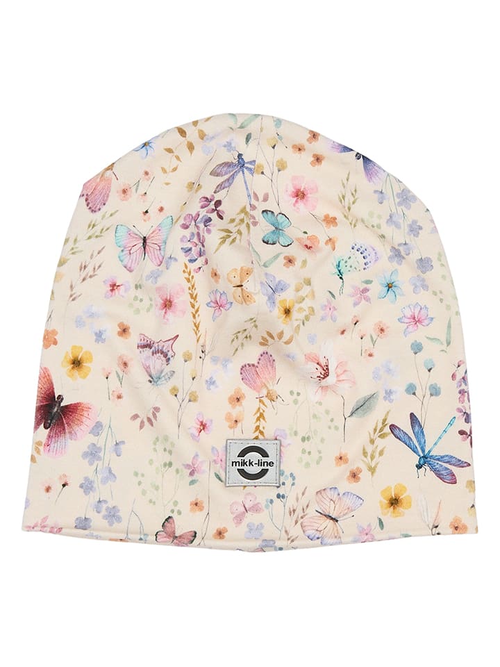 Czapka beanie w kolorze beżowym