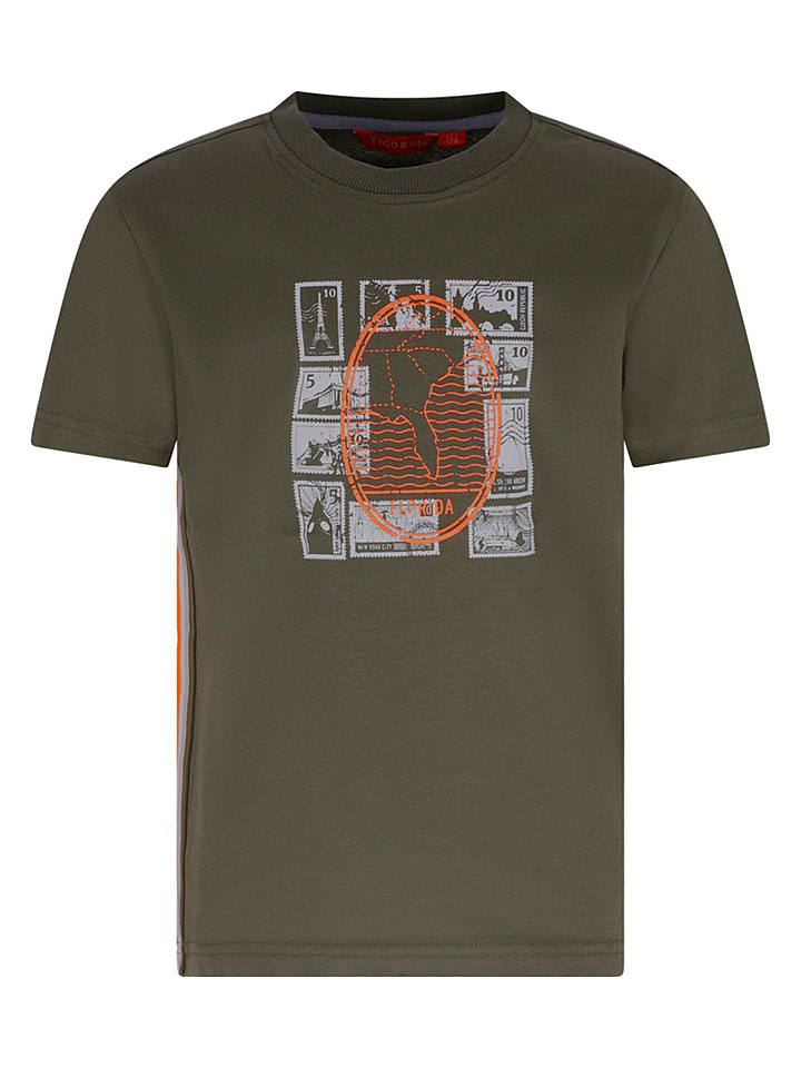 Koszulka w kolorze khaki