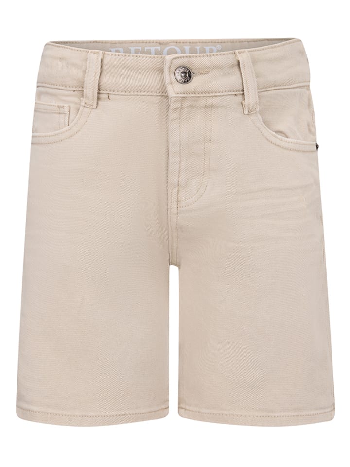 Jeans-Shorts "Quin" in Beige
