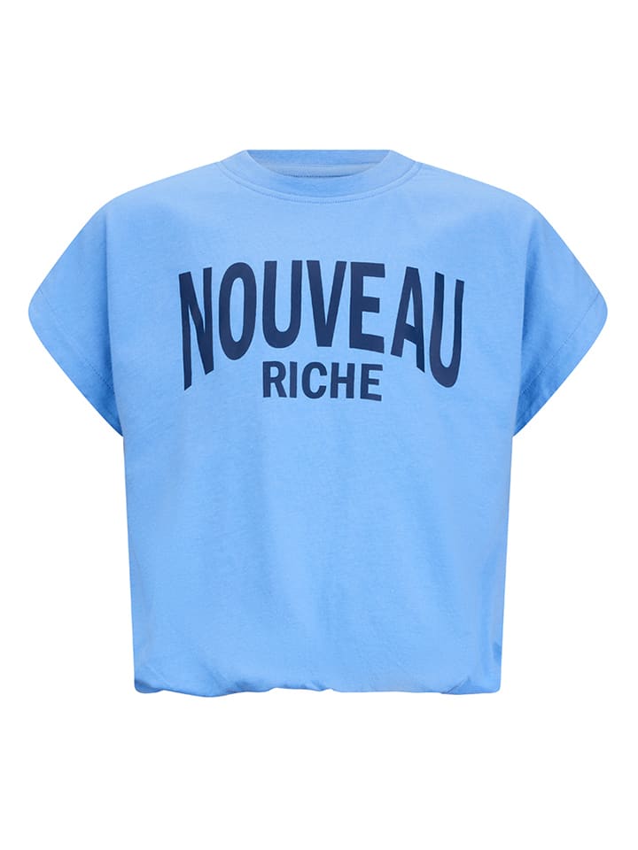 Shirt "Rosette" lichtblauw
