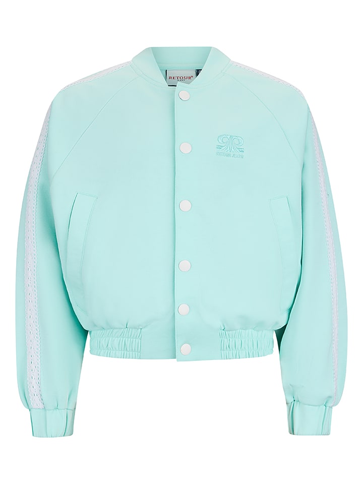 Sweatjacke "Julia" in Türkis