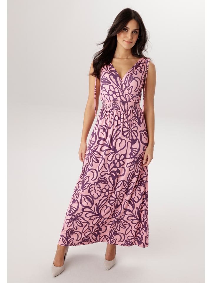 Kleid in Rosa/ Pflaume