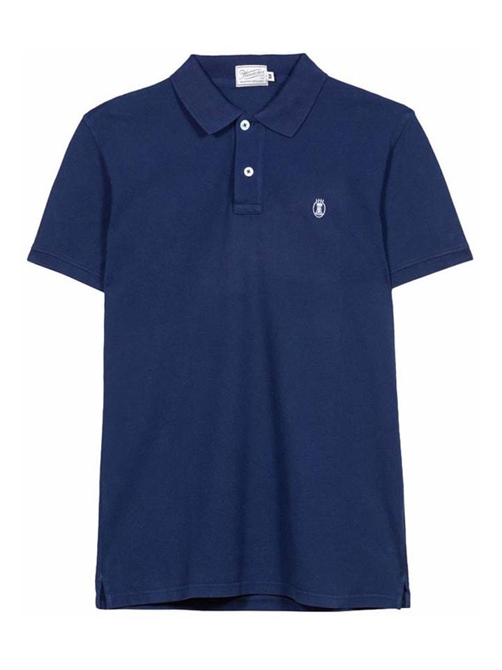 Koszulka polo "Score" w kolorze granatowym