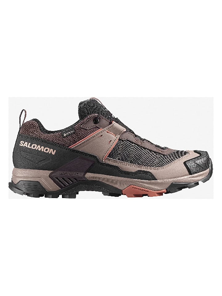 Wandelschoenen "X ULTRA 5 GTX" beige/paars/antraciet