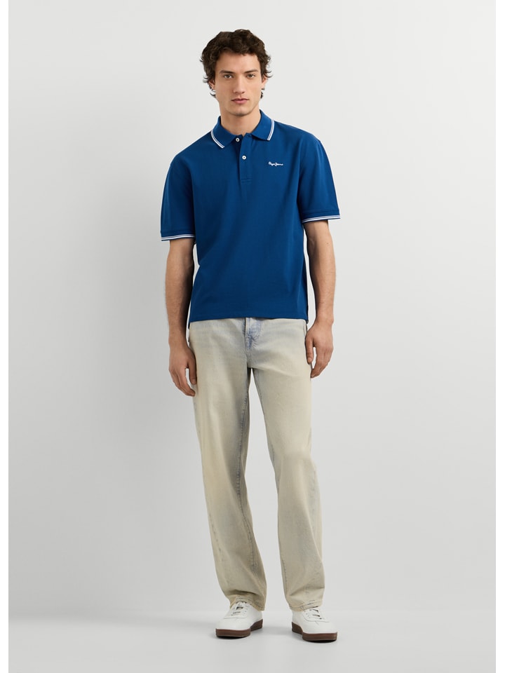 Poloshirt "Matthew" in Blau