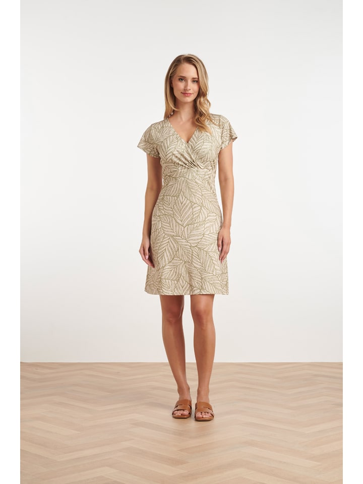 Kleid in Beige
