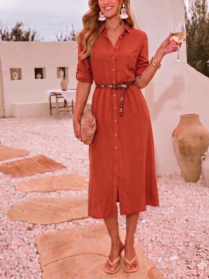 Kleid in Rot