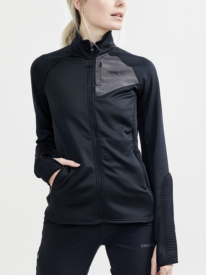 Fleece vest zwart