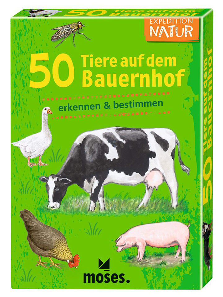 Kartenspiel ''50 Tiere auf dem Bauernhof'' - ab 6 Jahren
