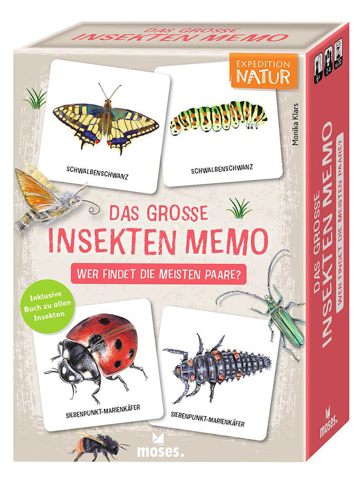 Merkspiel ''Das grosse Insekten Memo'' - ab 6 Jahren