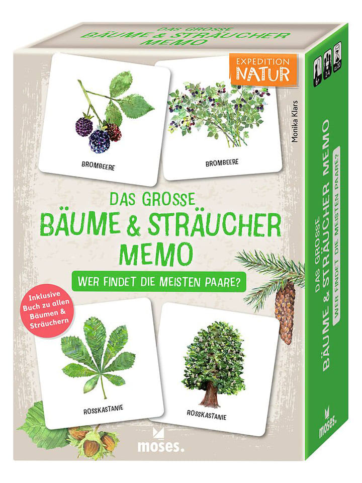 Merkspiel ''Das grosse Bäume & Sträucher Memo'' - ab 6 Jahren