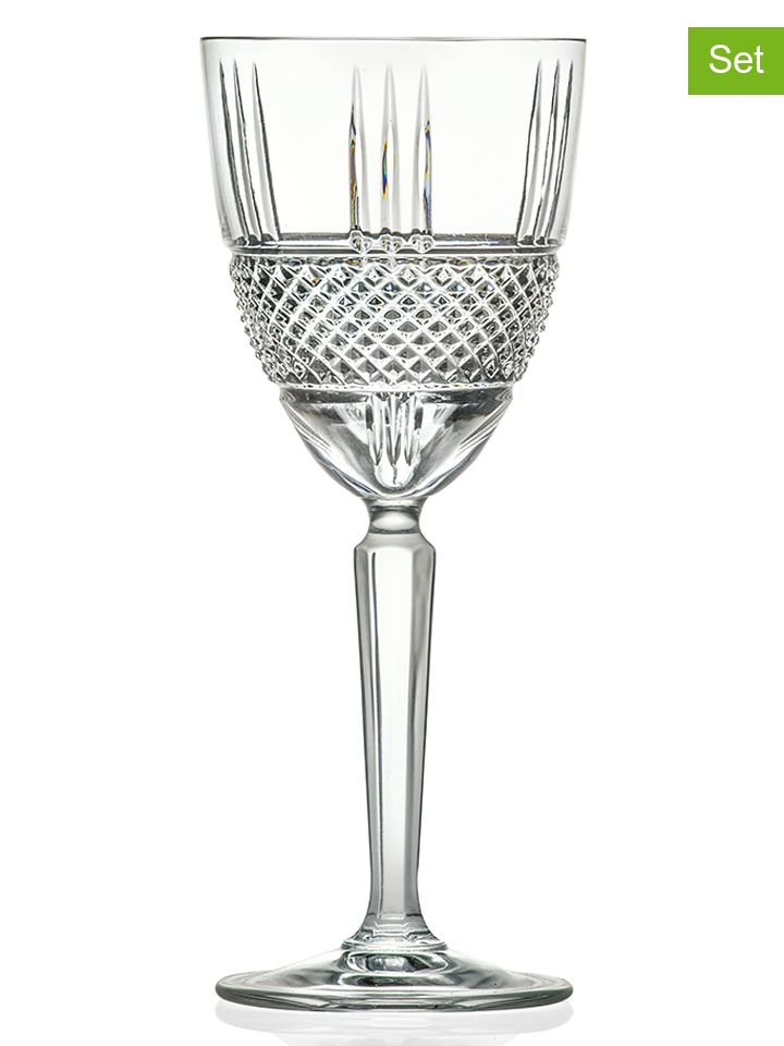 6-delige set: wijnglazen "Brillante" - 290 ml