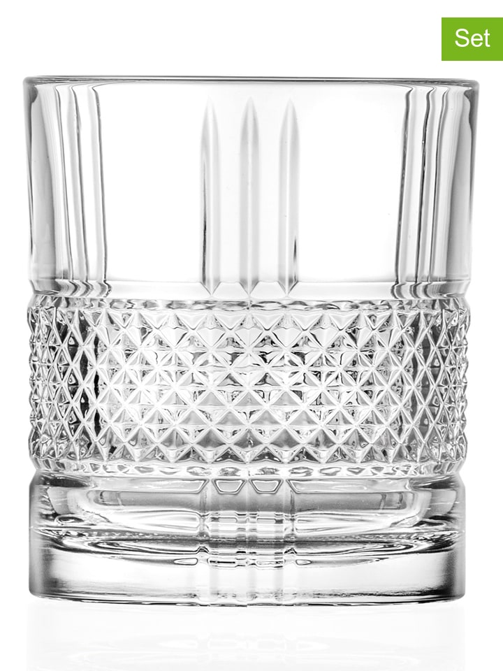 6er-Set: Whiskygläser "Brillante" - 340 ml