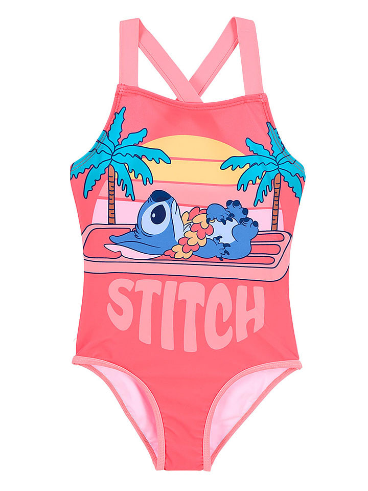 Badeanzug "Lilo et Stich" in Pink