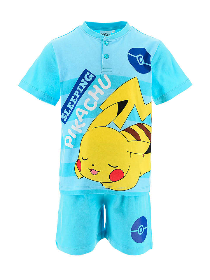 Pyjama "Pokemon" in Hellblau