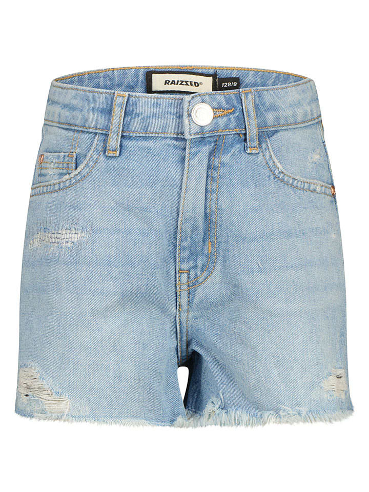 Jeans-Shorts "Paramaribo Crafted" in Hellblau