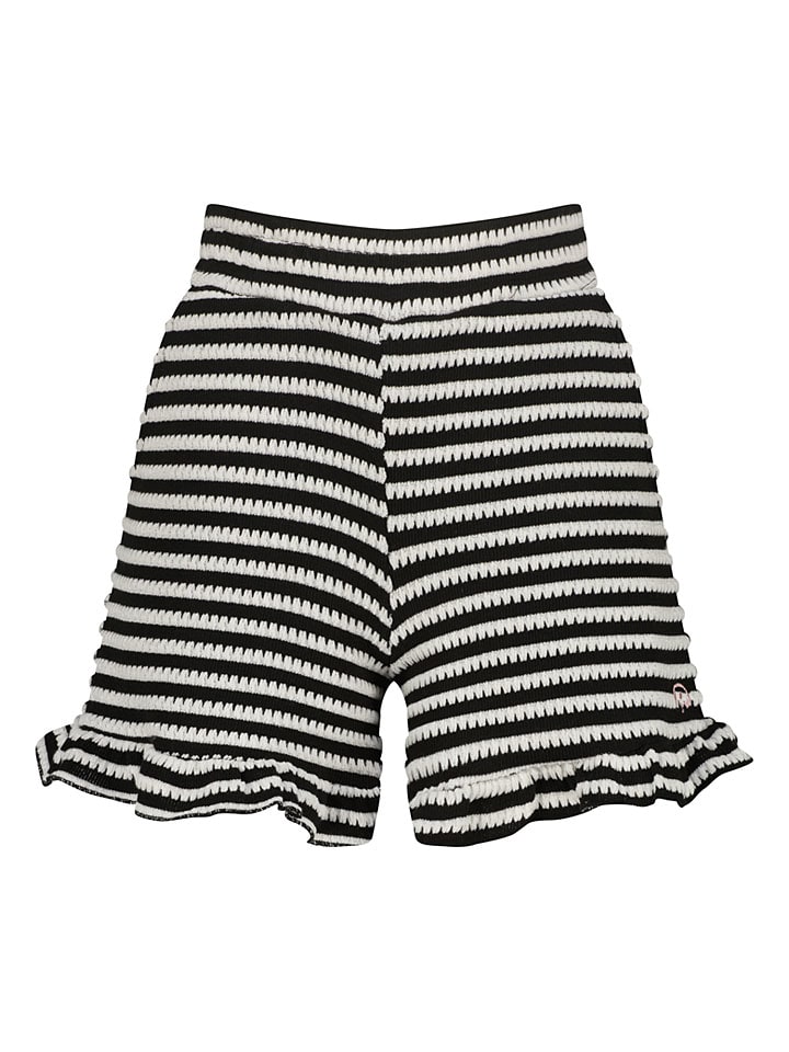 Shorts "Peggy" in Schwarz/ Weiß