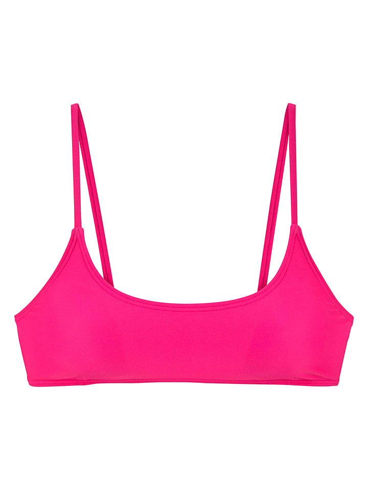Biustonosz bikini w kolorze różowym