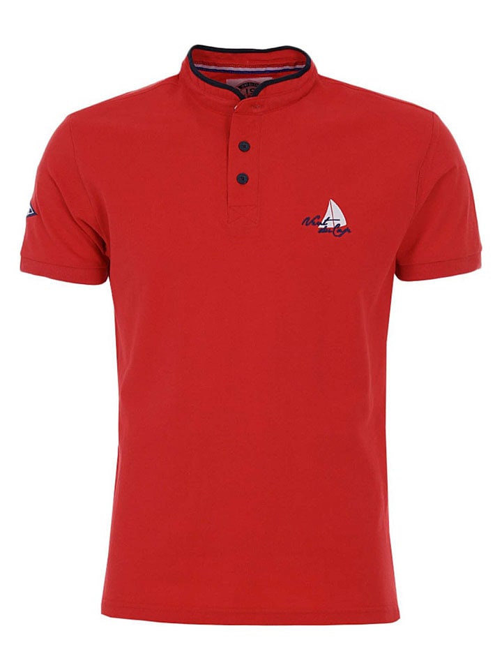 Koszulka polo "Carmand" w kolorze czerwonym
