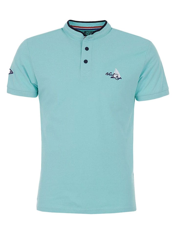 Koszulka polo w kolorze turkusowym