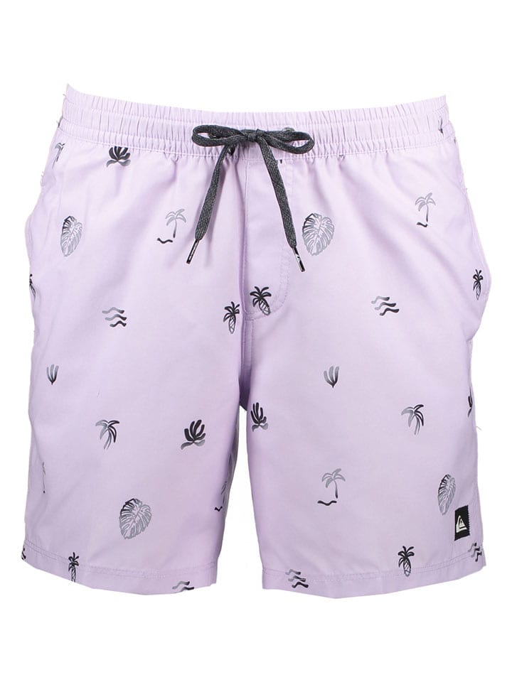 Badeshorts "Bungalow Volley" in Lila