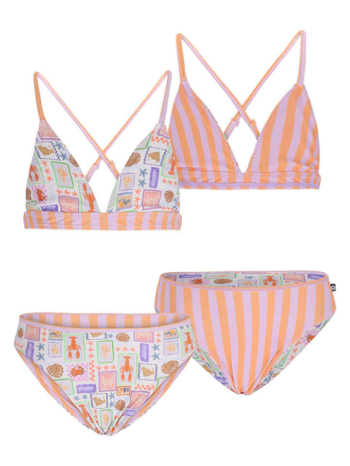 Bikini "Talia" w kolorze jasnoróżowo-kremowym