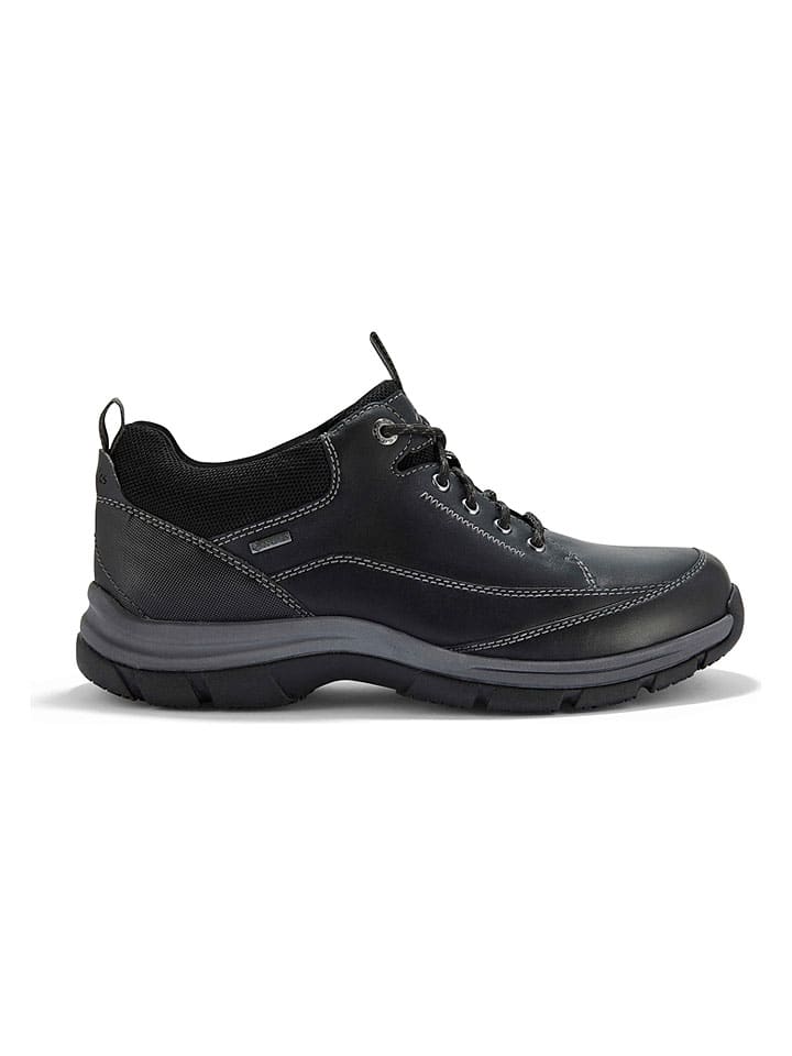 Skórzane buty trekkingowe "Spypath Lo GTX" w kolorze czarnym
