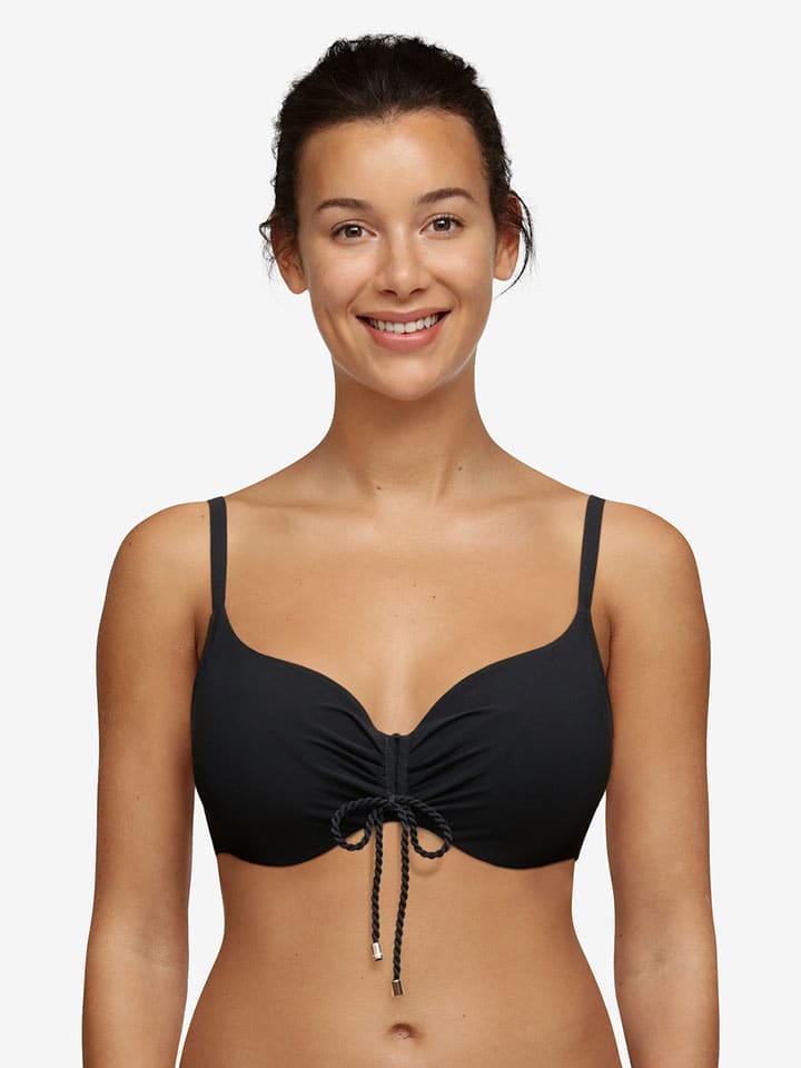 Biustonosz bikini w kolorze czarnym