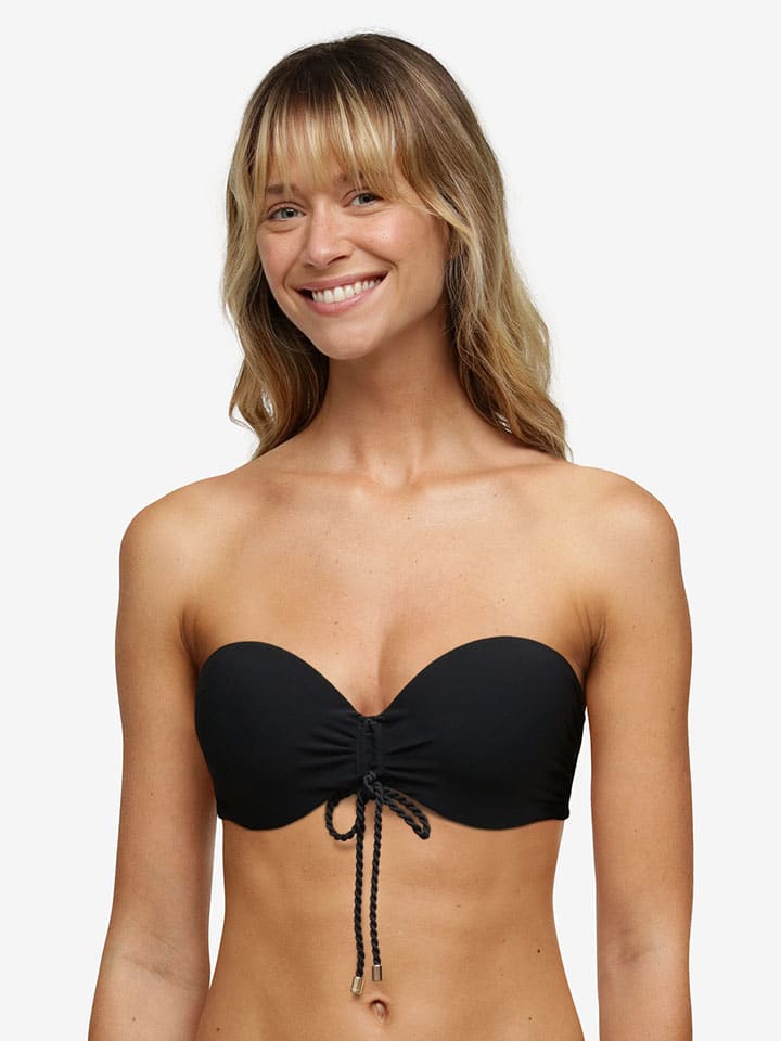 Biustonosz bikini w kolorze czarnym